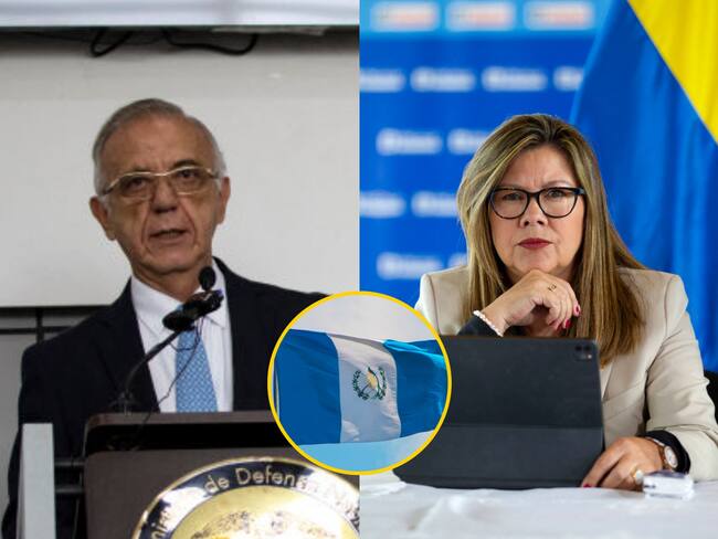 Iván Velásquez, exministro de Defensa de Colombia y Luz Adriana Camargo, fiscal general de la Nación. Fotos: Getty Images.