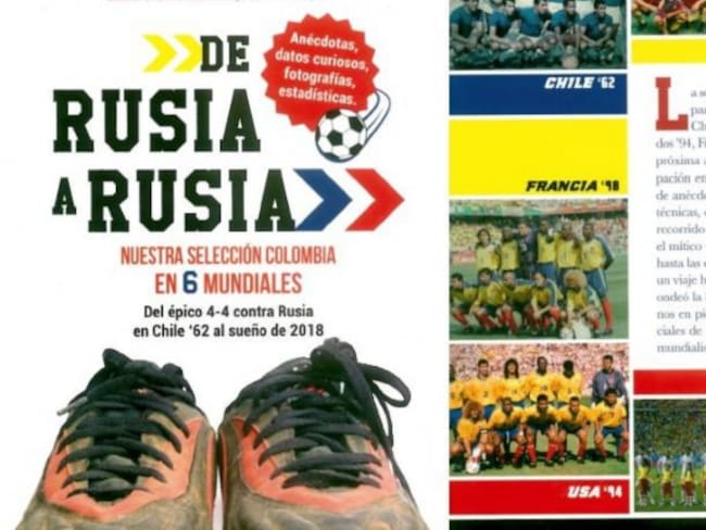 Un libro con la historia de la Selección Colombia en los mundiales