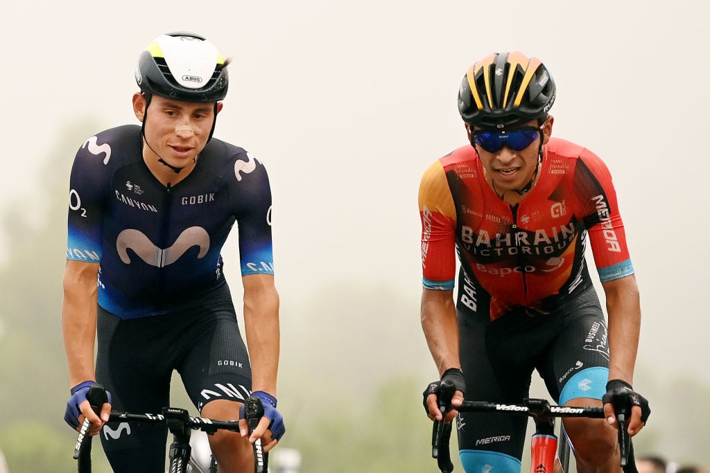 Einer Augusto Rubio Reyes y Santiago Buitrago Sanchez en La Vuelta (Photo by Tim de Waele/Getty Images)