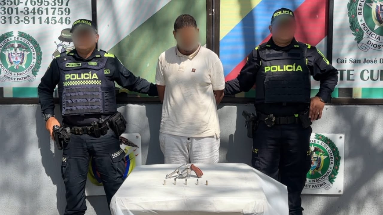 Capturado alias "El Gordo". // Policía Metropolitana de Cartagena