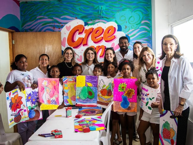 La Primera Dama de Panamá visitó la Fundación Granitos de Paz en Cartagena