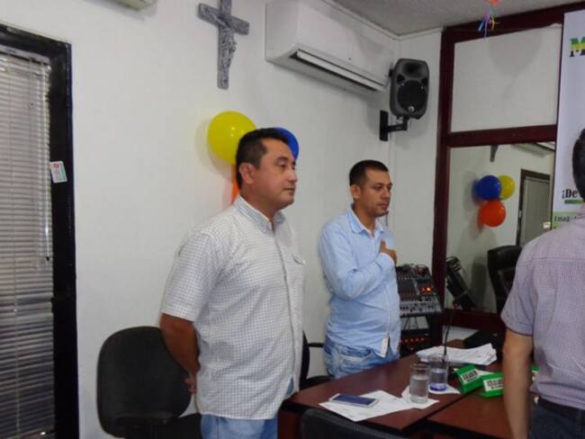 Alcalde de Tibú Jesus Escalante con concejales del municipio