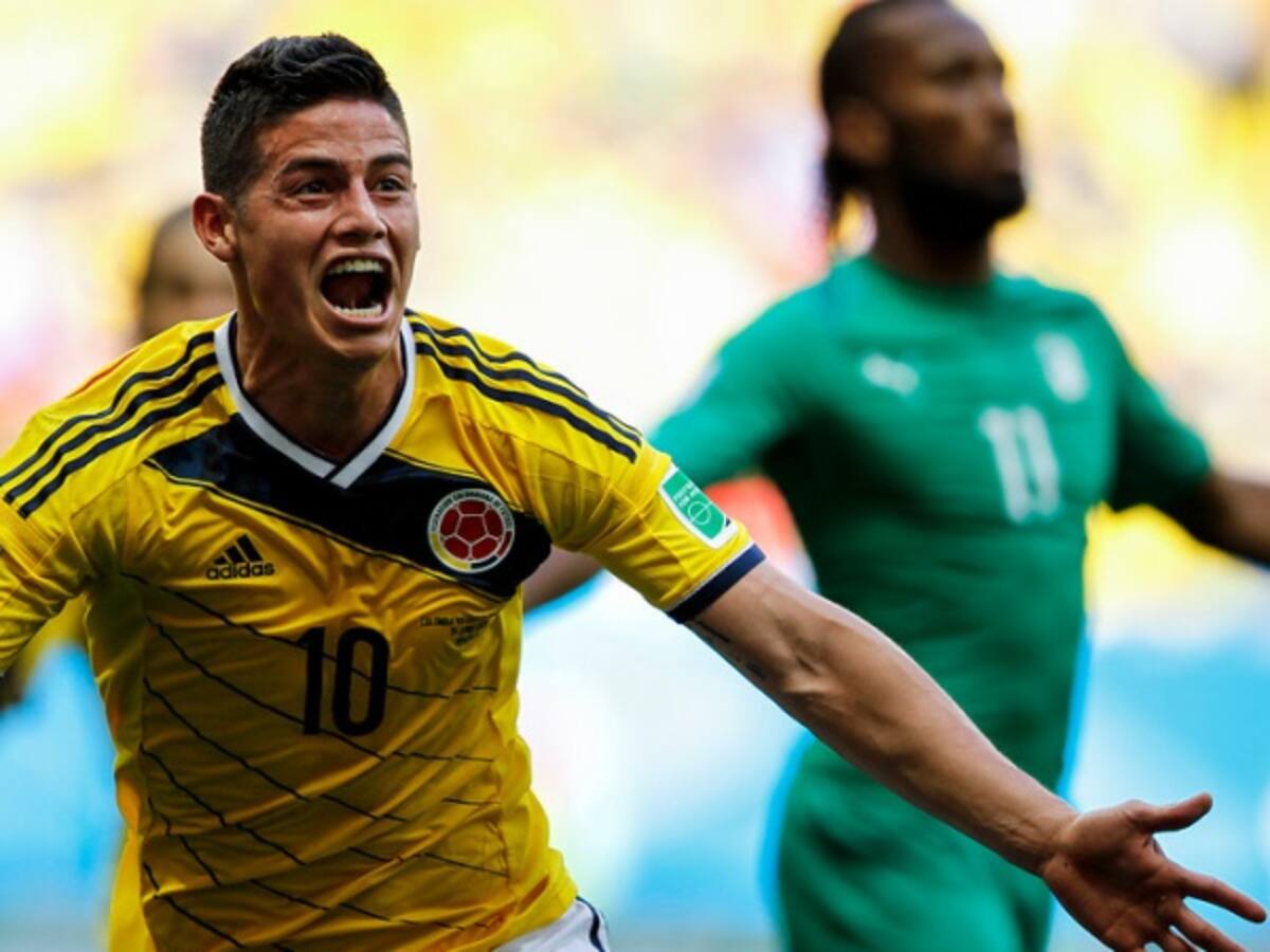 La FIFA rinde homenaje a James, máximo goleador en Brasil 2014
