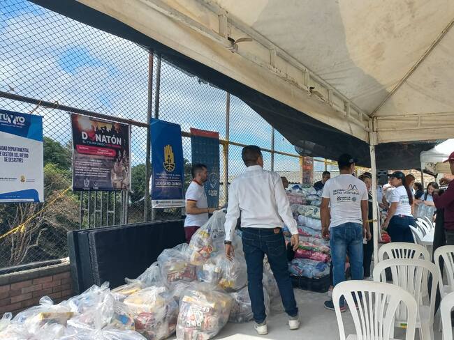 Damnificada incendio en Santander de Armenia