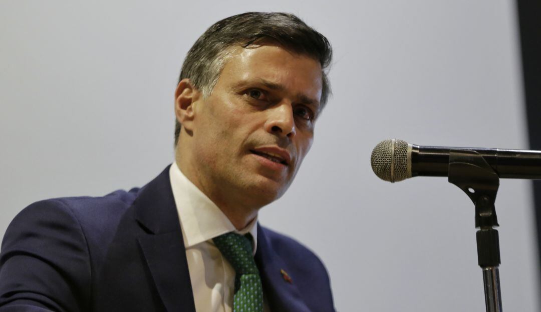  El líder opositor venezolano, Leopoldo López