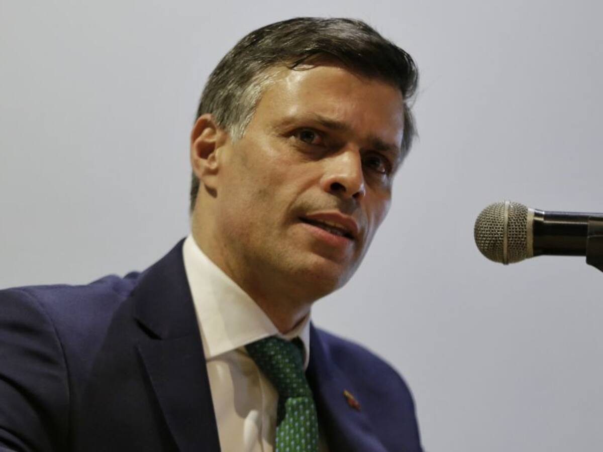 "Esperamos que la negociación con Maduro se reanude": Leopoldo López