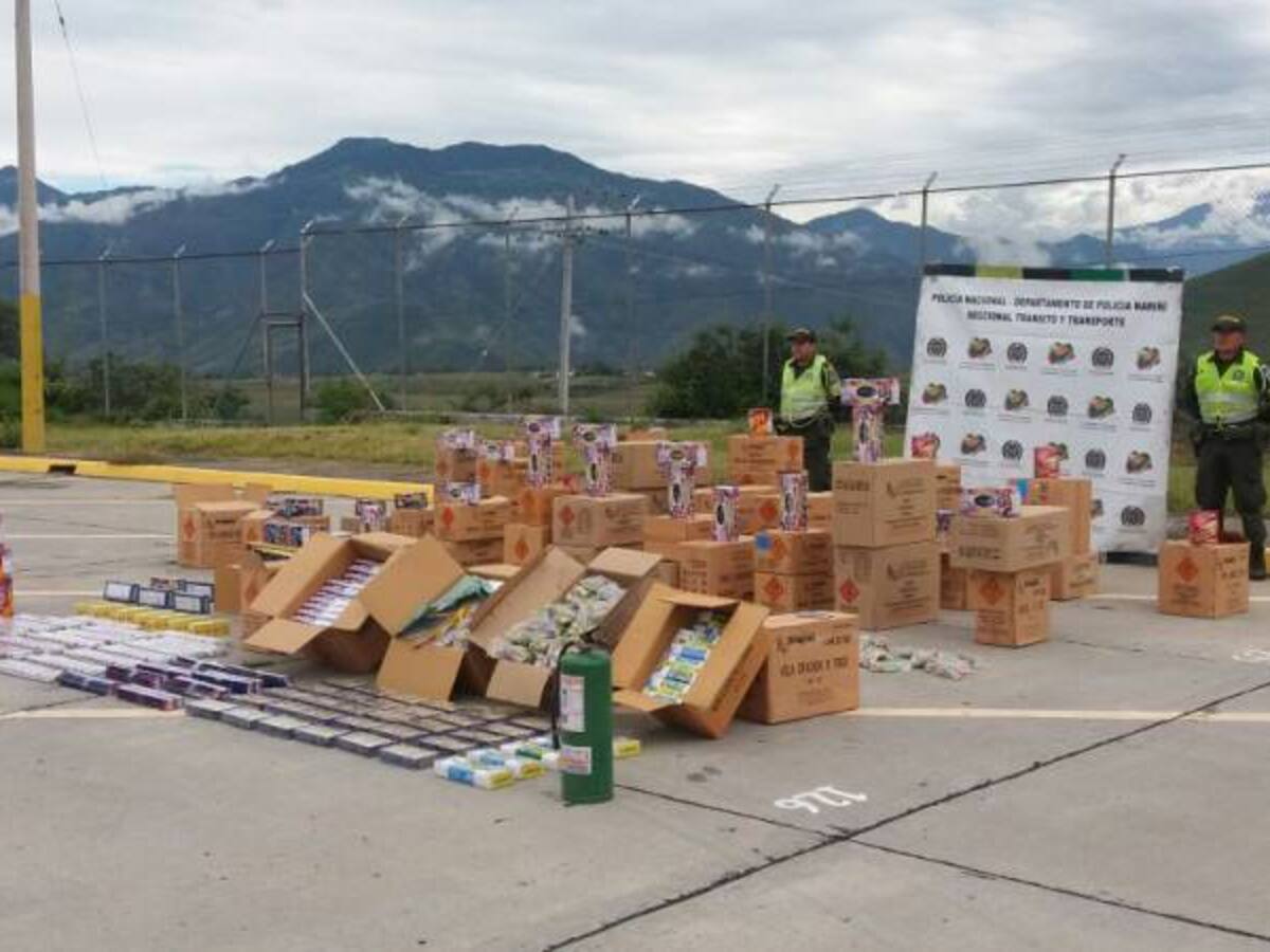 40 toneladas de pólvora incautadas y no ha llegado Navidad