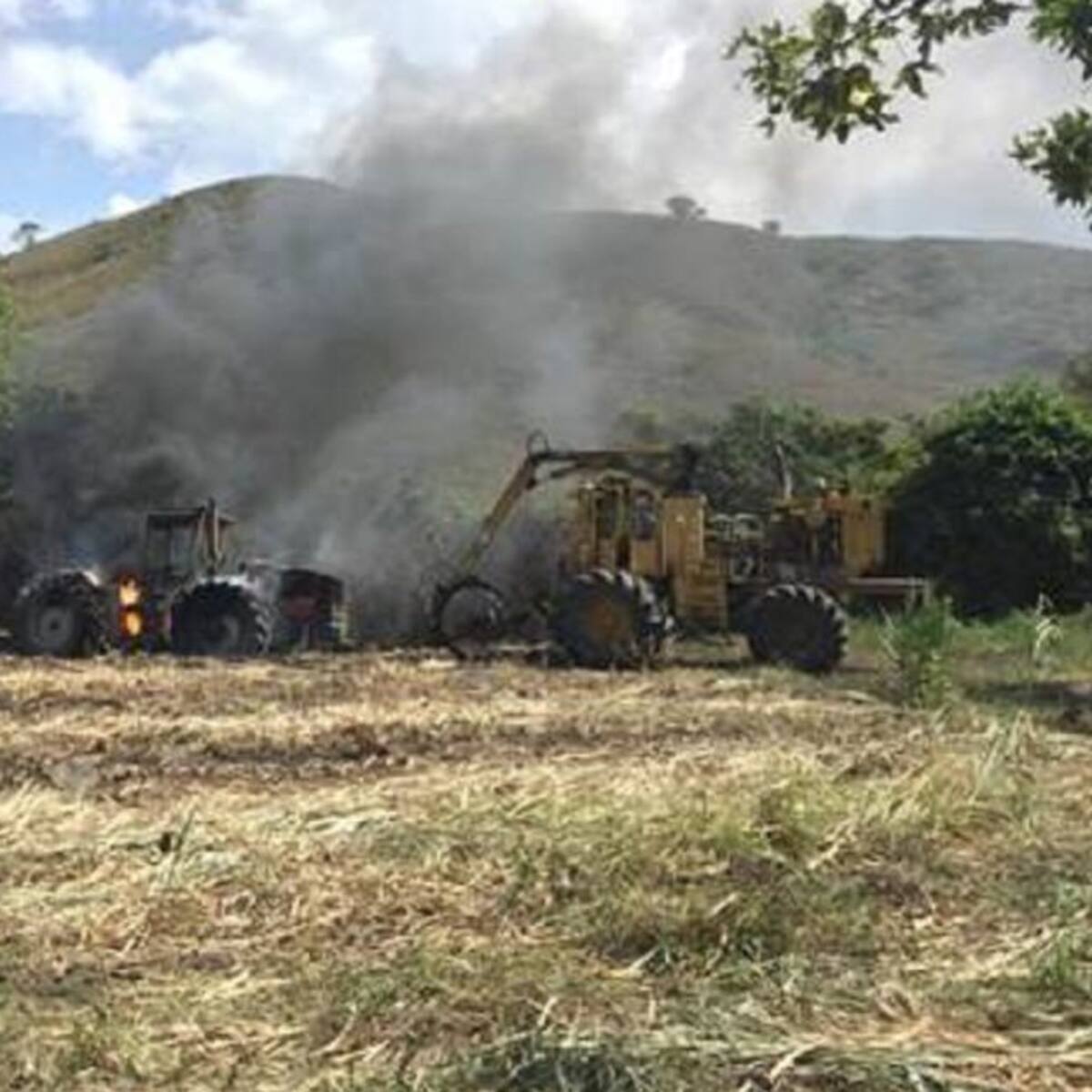 Incendian cultivos del ingenio Riopaila, al norte del Cauca
