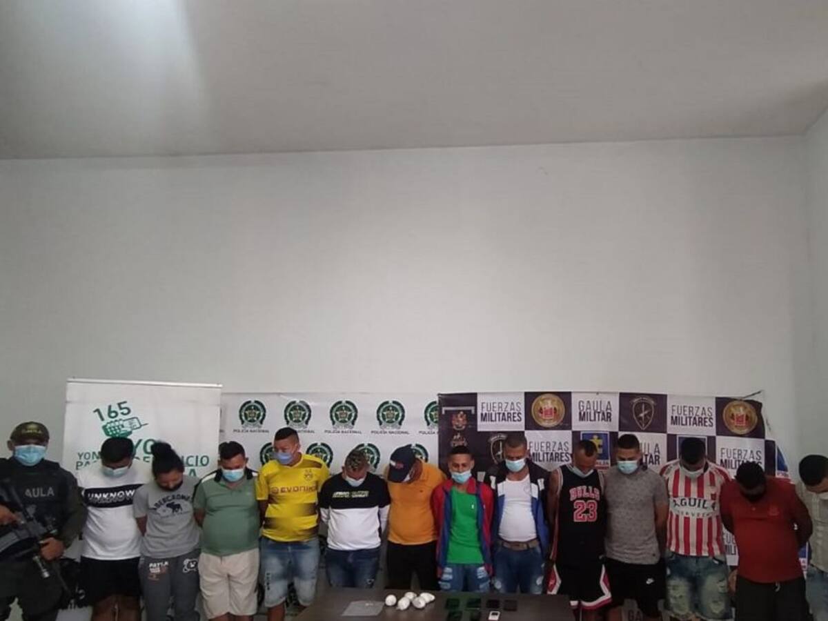 Golpe a la banda Los Costeños: caen 14 presuntos integrantes de este clan