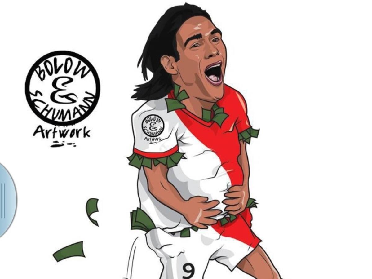 Caricaturizan la llegada de Falcao a Mónaco