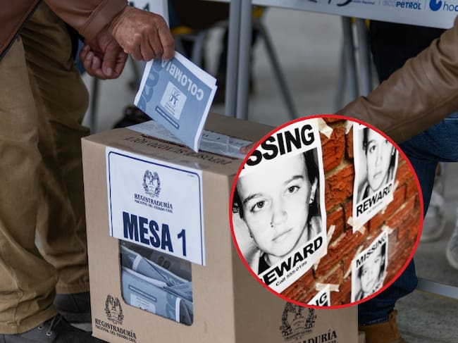 Imagen de referencia. Puesto de votación segunda vuelta presidencial - Letrero de 'Se busca': Getty Images.