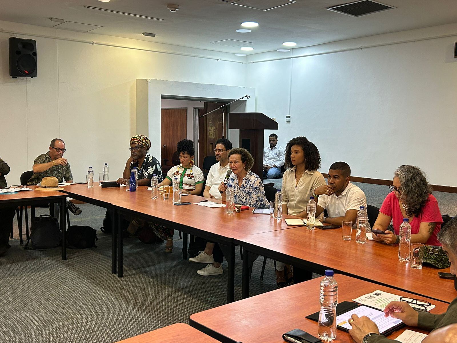 Delegación del Gobierno en la mesa de diálogo con el ELN se reúne en Quibdó, Chocó. Foto: Cortesía