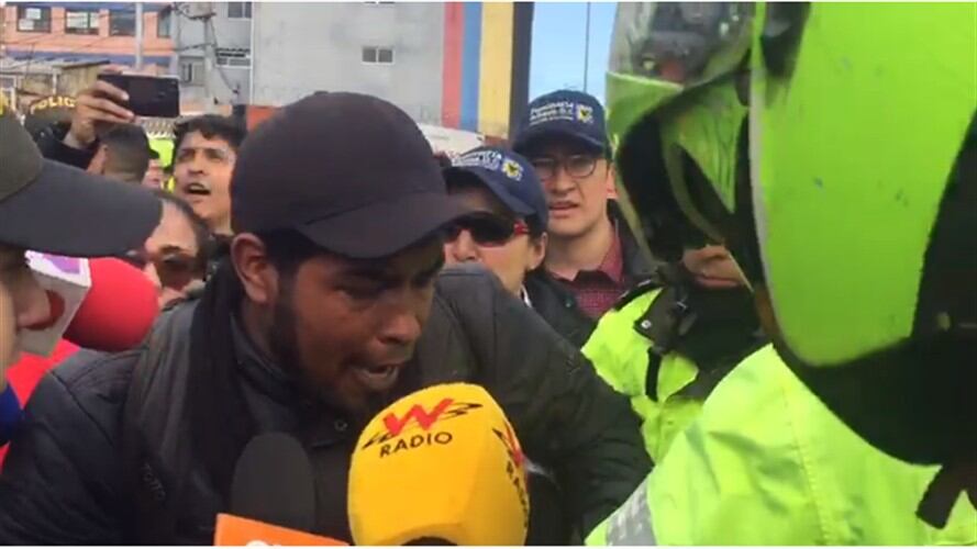 Protestas de usuarios de motociclistas . Foto: La W