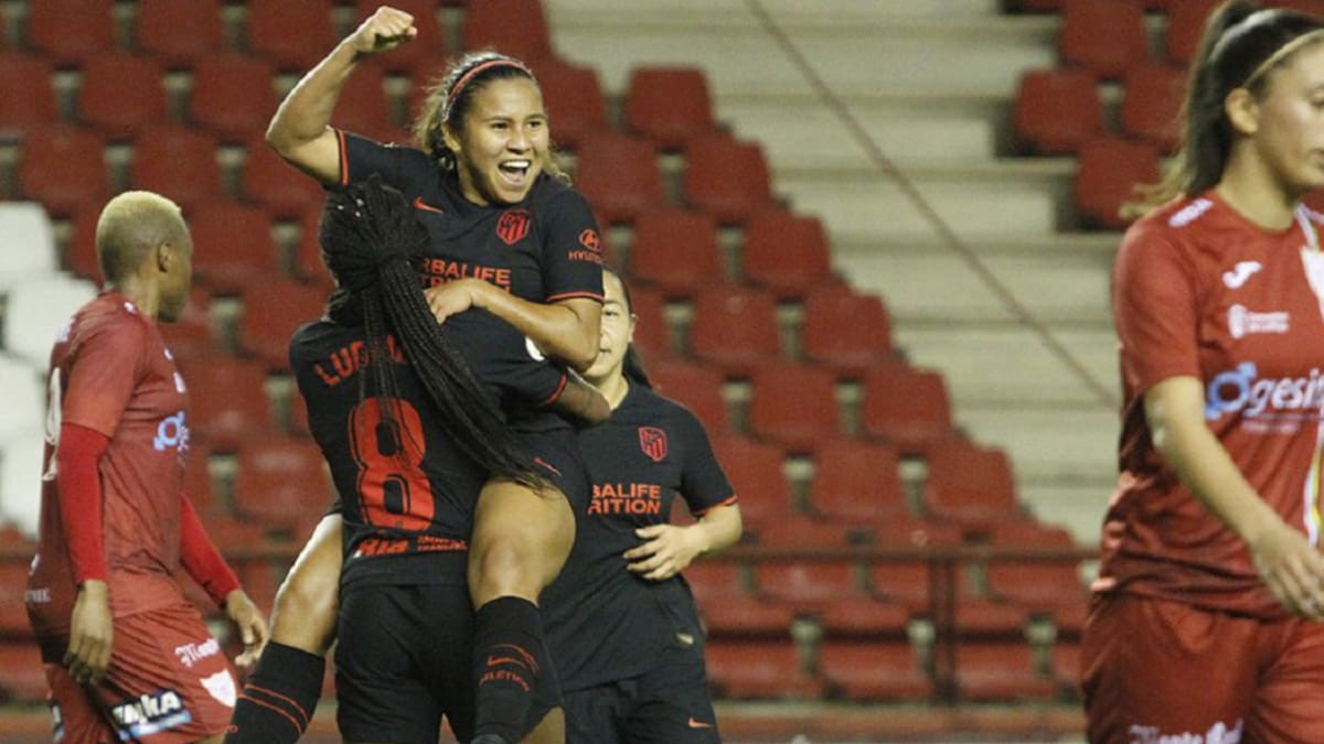 Gol de Leicy Santos en victoria del Atleti Femenino en la Liga Iberdrola