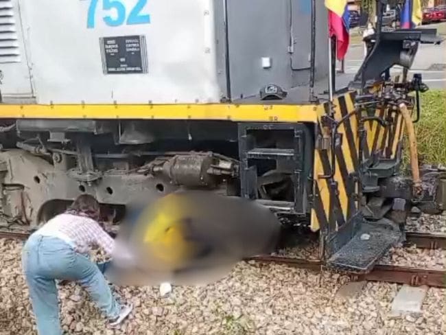 Domiciliario murió atropellado por tren de la Sabana en el norte de Bogotá