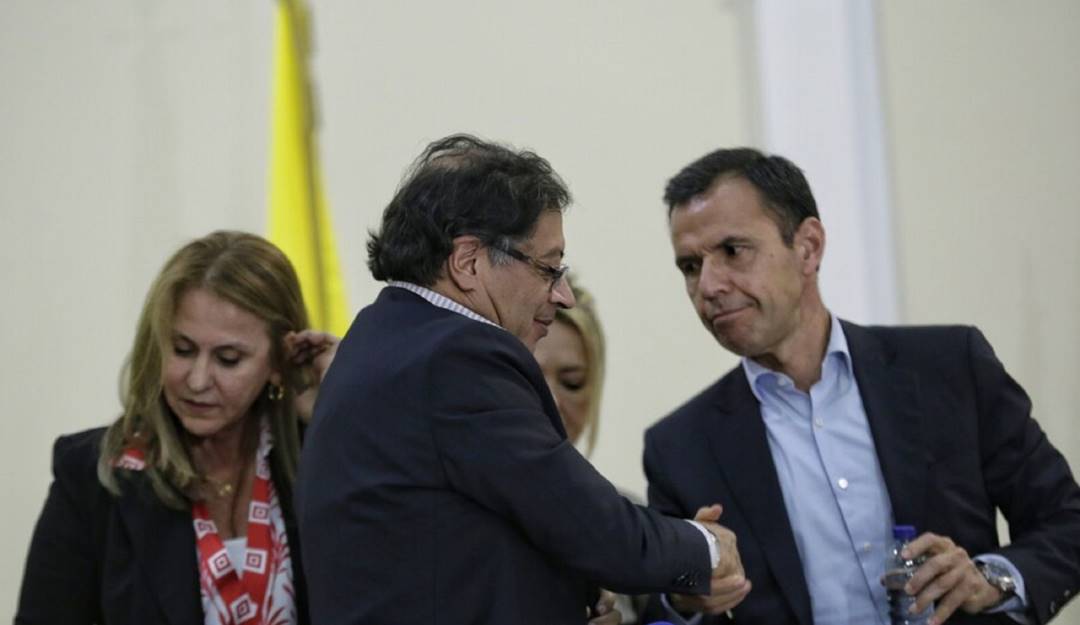 Gustavo Petro y Guillermo Rivera (Colprensa -Sergio Acero)