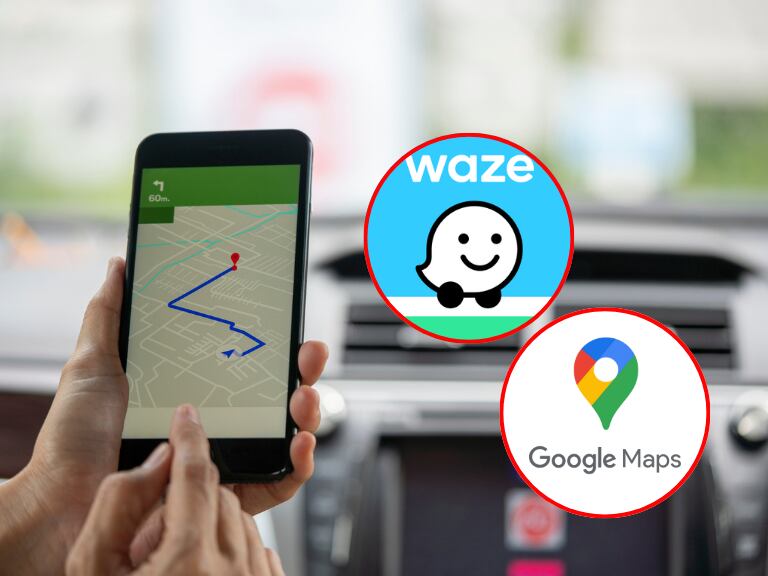 Aplicaciones GPS, Google Maps y Waze // Imágenes de referencia Getty Images
