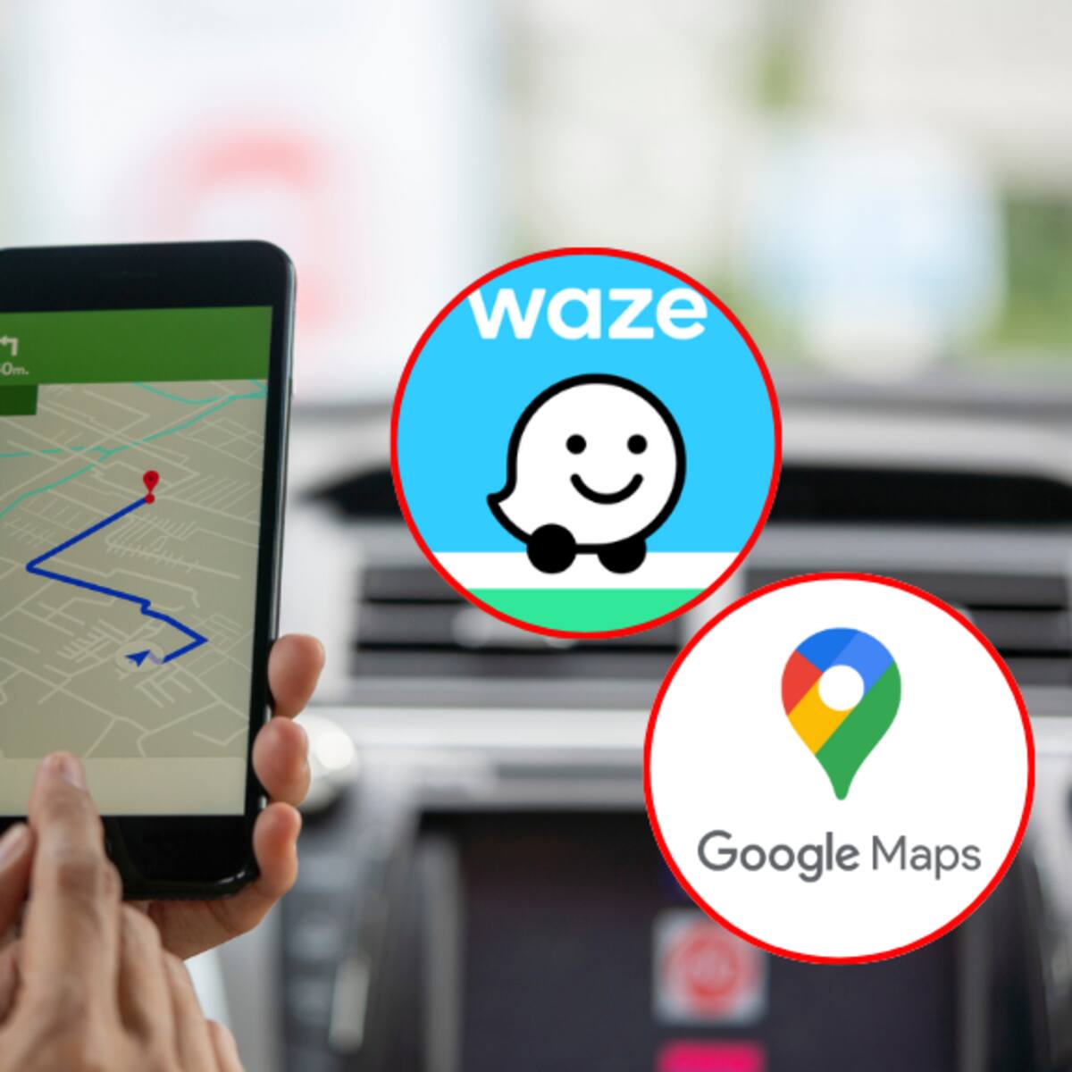 ¿Cuál es la mejor aplicación Google Maps o Waze? Le avisará de cámaras de fotomulta