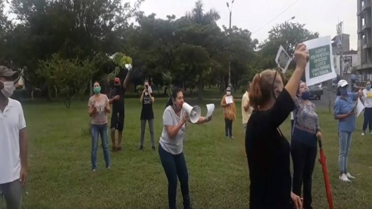 Habitantes de Valle del Lili protestan debido a la inseguridad del barrio