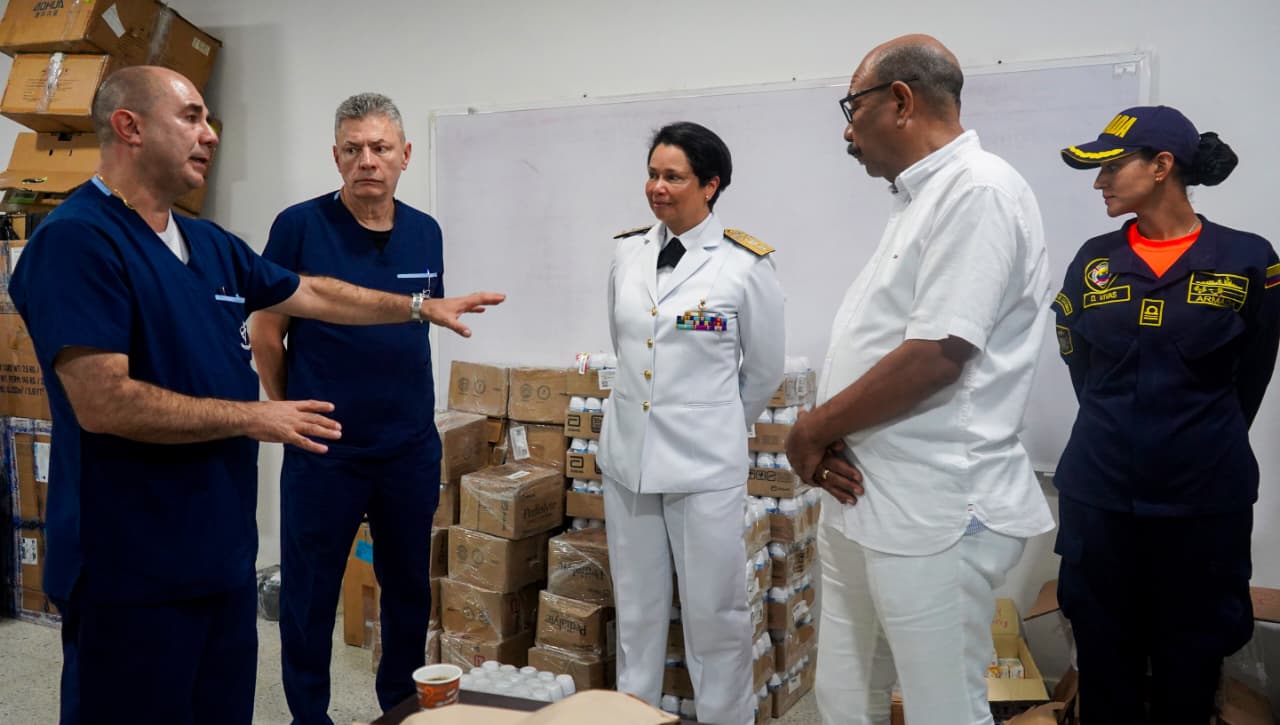 La Armada brindo más de 2.000 servicios de salud en el Golfo de Morrosquillo.(Foto: cortesía/Armada)