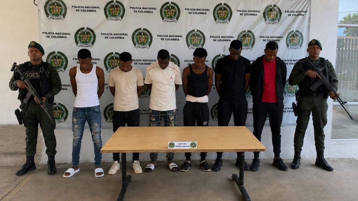 Capturados seis presuntos integrantes de Los Shottas acusados de desplazamiento en Buenaventura