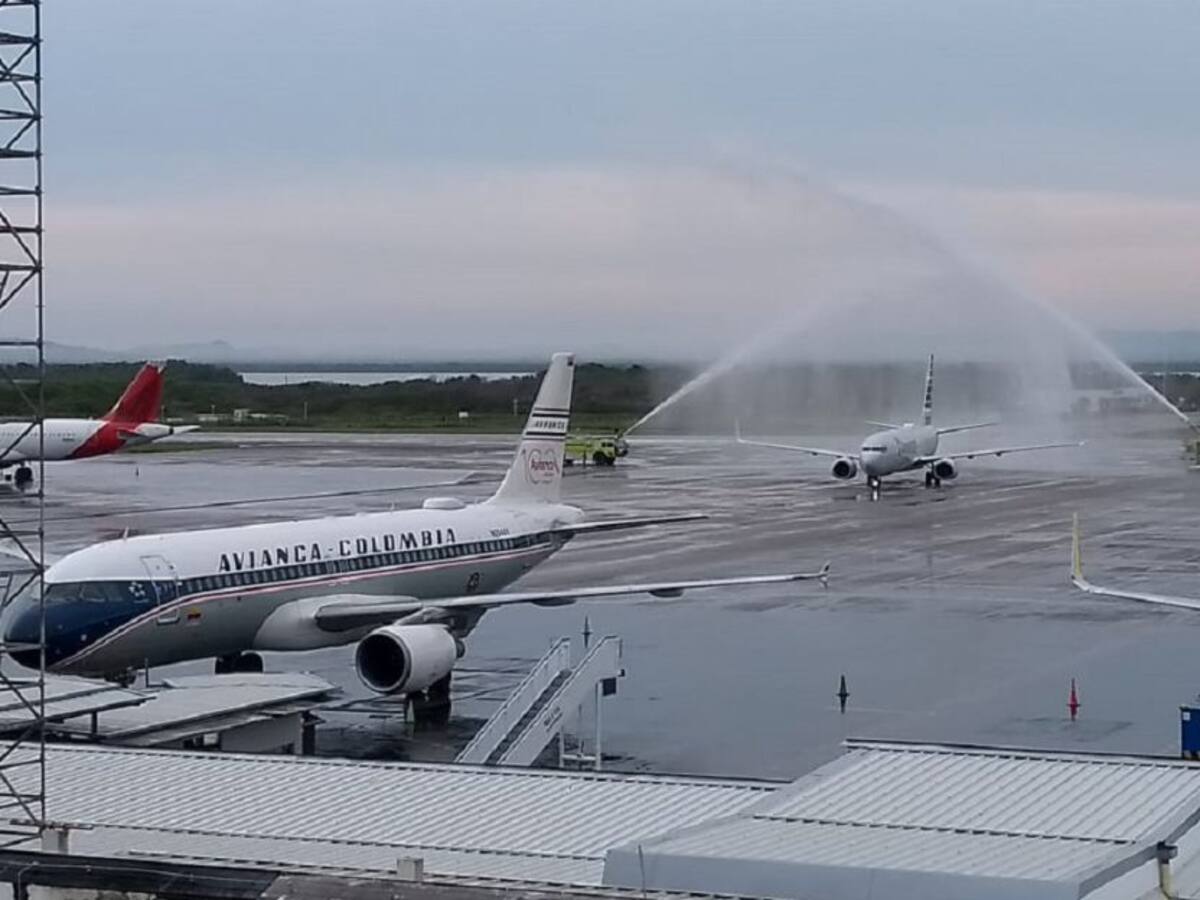 En Cartagena retoma vuelo de American Airlines procedente de Miami