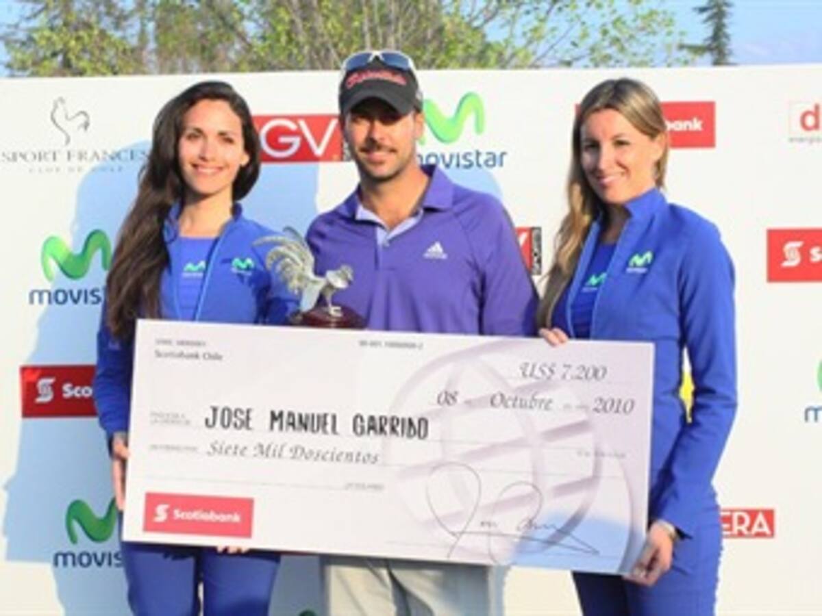 Colombiano José Manuel Garrido ganó el Sport Francés Open de Golf
