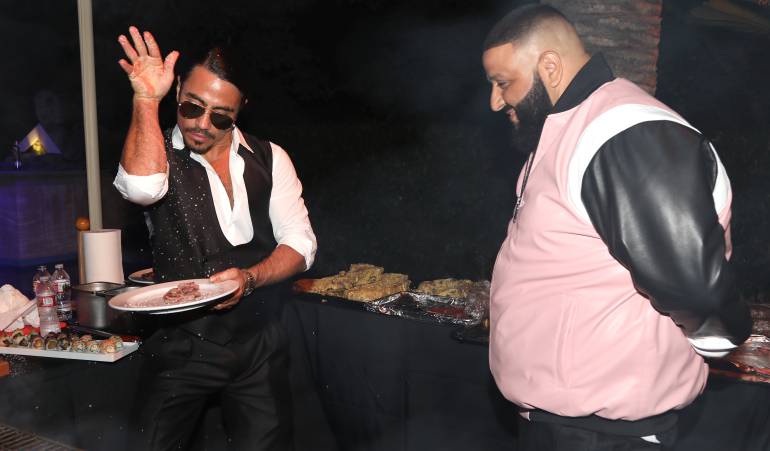 Nusret Gökçe y DJ Khaled 