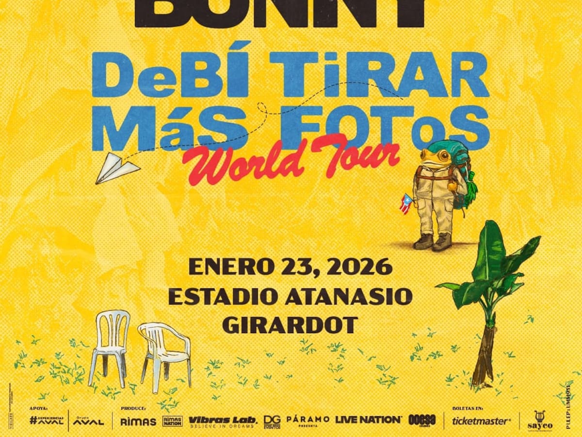 Bad Bunny agota tres fechas en Medellín en menos de 24 horas