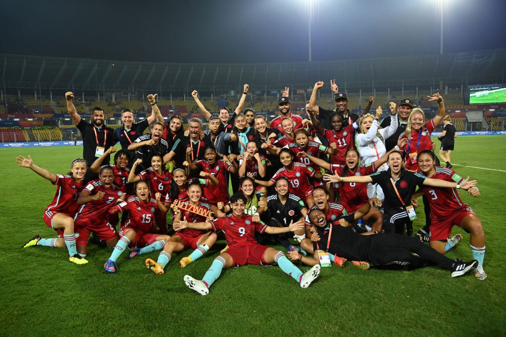 Selección Colombia femenina Sub17. Foto: Masashi Hara  - FIFA/FIFA via Getty Images