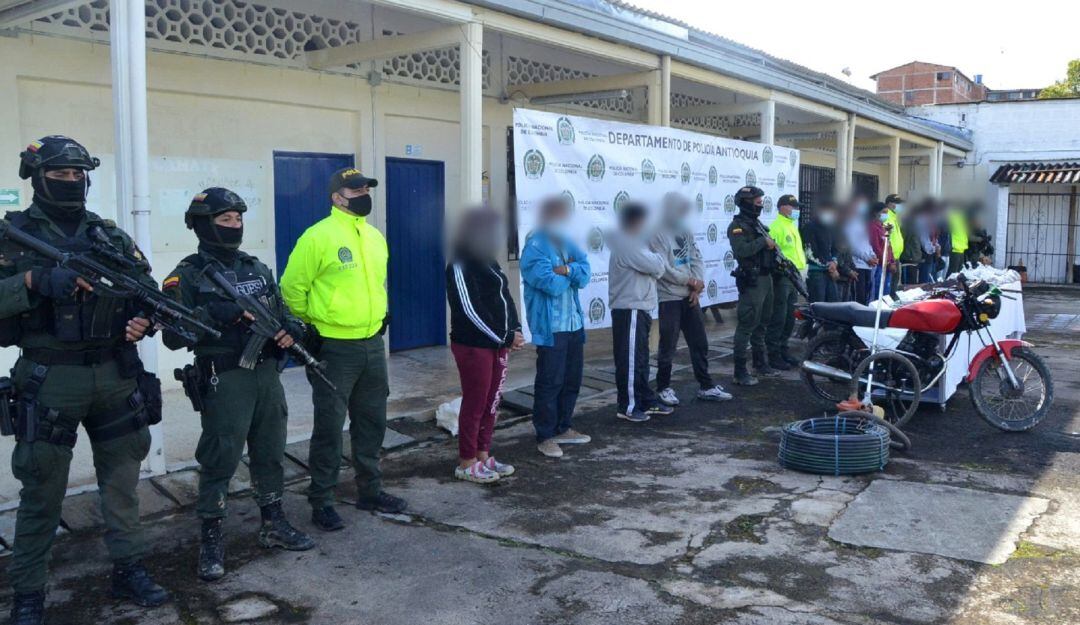 La banda tenía incidencia en los municipios de Marinilla, Santuario y Abejorral
