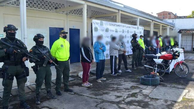 La banda tenía incidencia en los municipios de Marinilla, Santuario y Abejorral