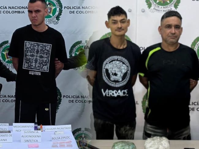 A la cárcel Brandon, “El Burro” y “El Flaco” por microtráfico en Ocaña y Cúcuta. / Foto: Fiscalía.