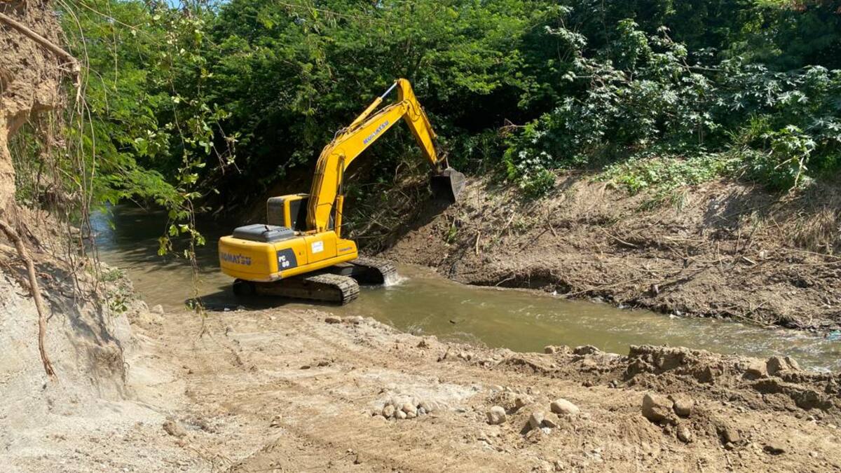 Corpamag inició las obras de intervención en el río Manzanares y la quebrada Japón