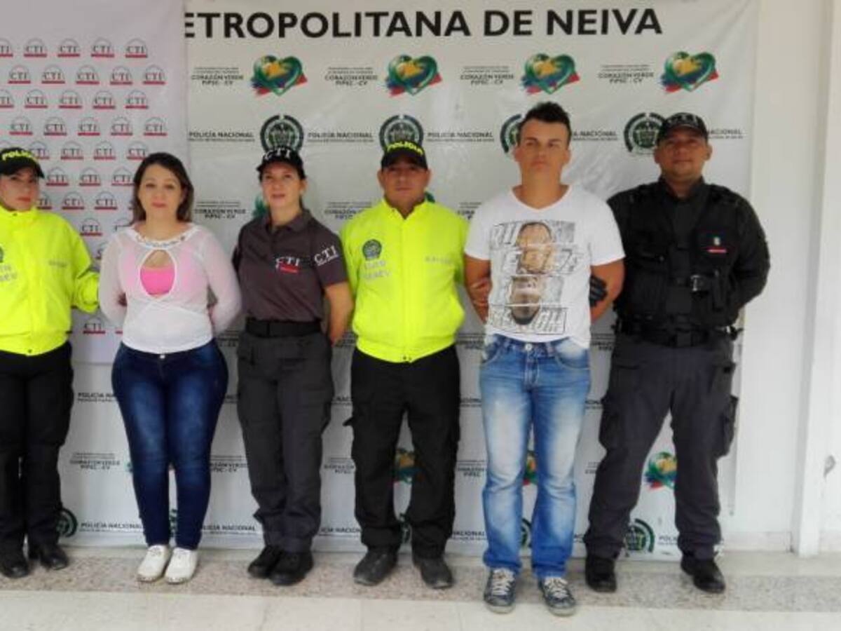Cayó pareja de esposos que al parecer extorsionaban en el Huila