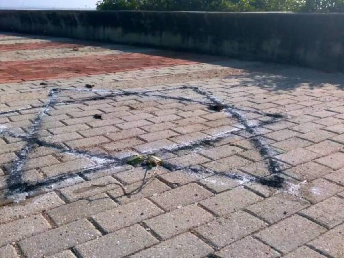 Alertan a las autoridades de supuestos ritos satánicos en vía Perimetral de Cartagena