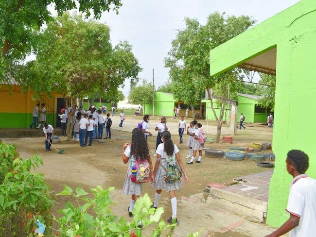 Findeter adelanta obras de mejoramiento en colegio de María La Baja
