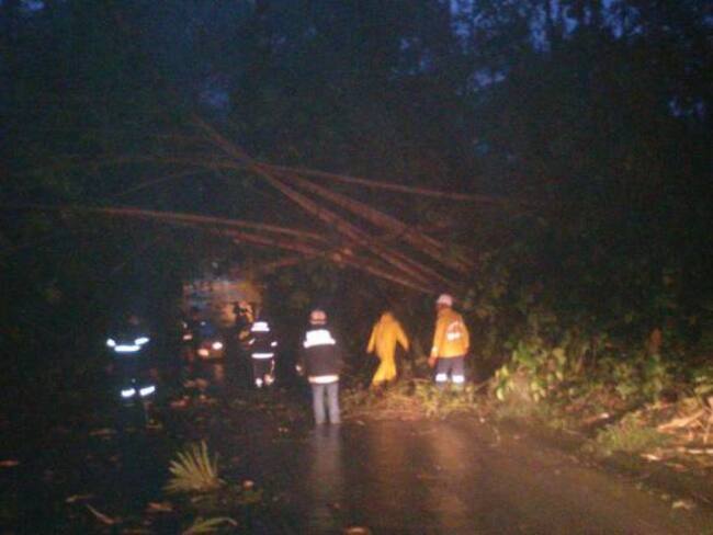 El comandante del Cuerpo Oficial de Bomberos de Manizales, teniente Jorge Iván Quintero