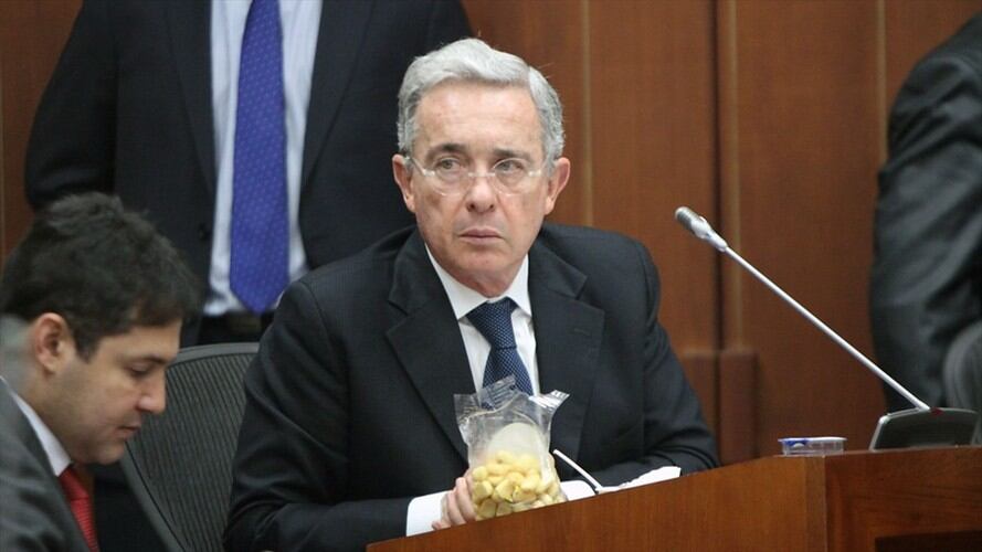Álvaro Uribe Vélez, ex presidente de Colombia y senador del Centro Democrático. Foto: Colprensa