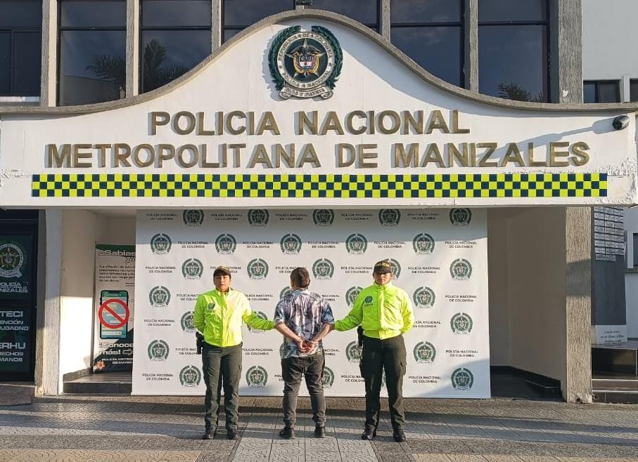 Foto: Policía Metropolitana de Manizales.