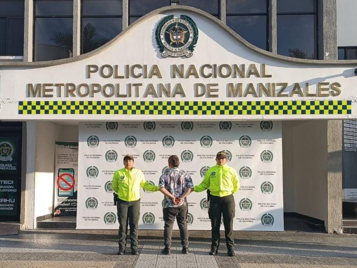 Alias 'Tatareto' fue capturado por el hurto de un vehículo campero en Manizales