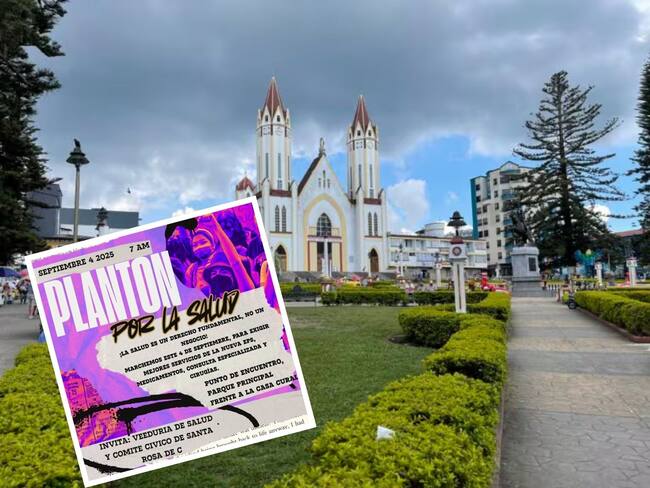 Santa Rosa de Cabal, marcha por la salud