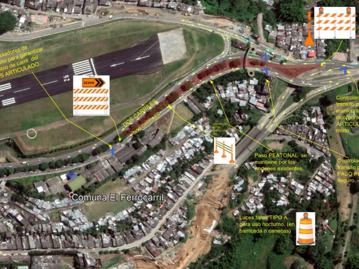 A partir de hoy cerrarán los carriles del Megabús en la Av. 30 de Agosto