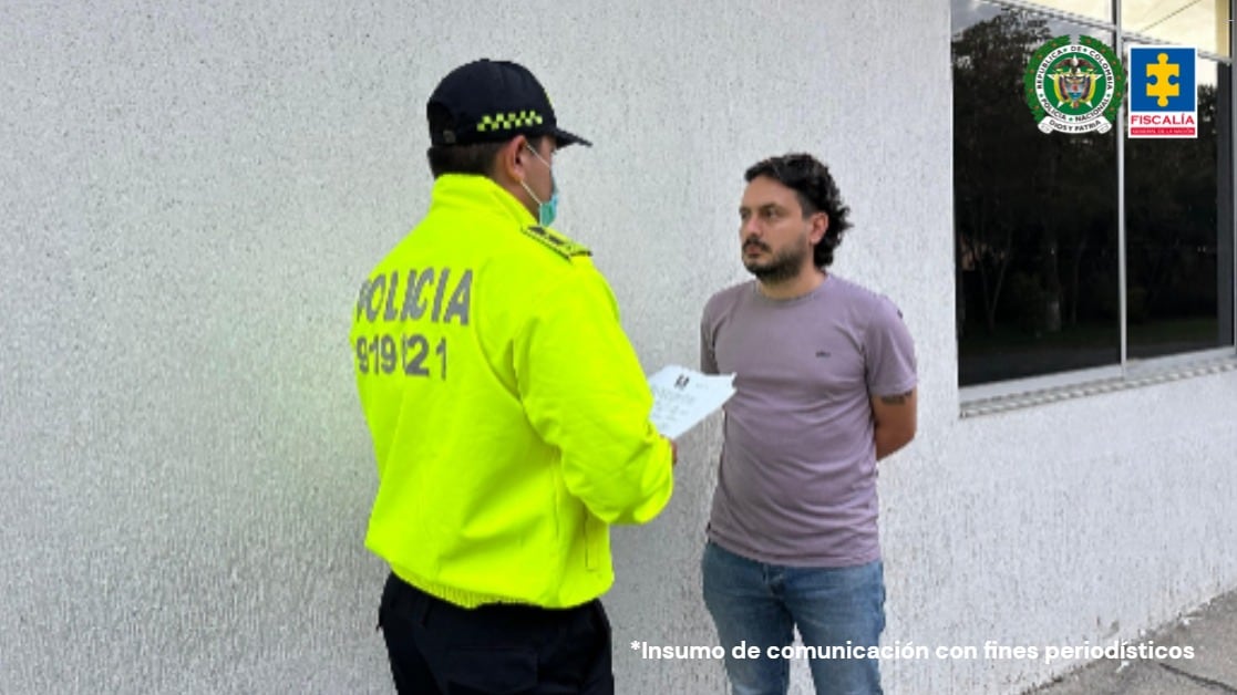 La Fiscalía General de la Nación, la Dijín de la Policía Nacional y la agencia estadounidense DEA, capturó a los presuntos integrantes de una red transnacional de narcotráfico. Foto: Fiscalía.