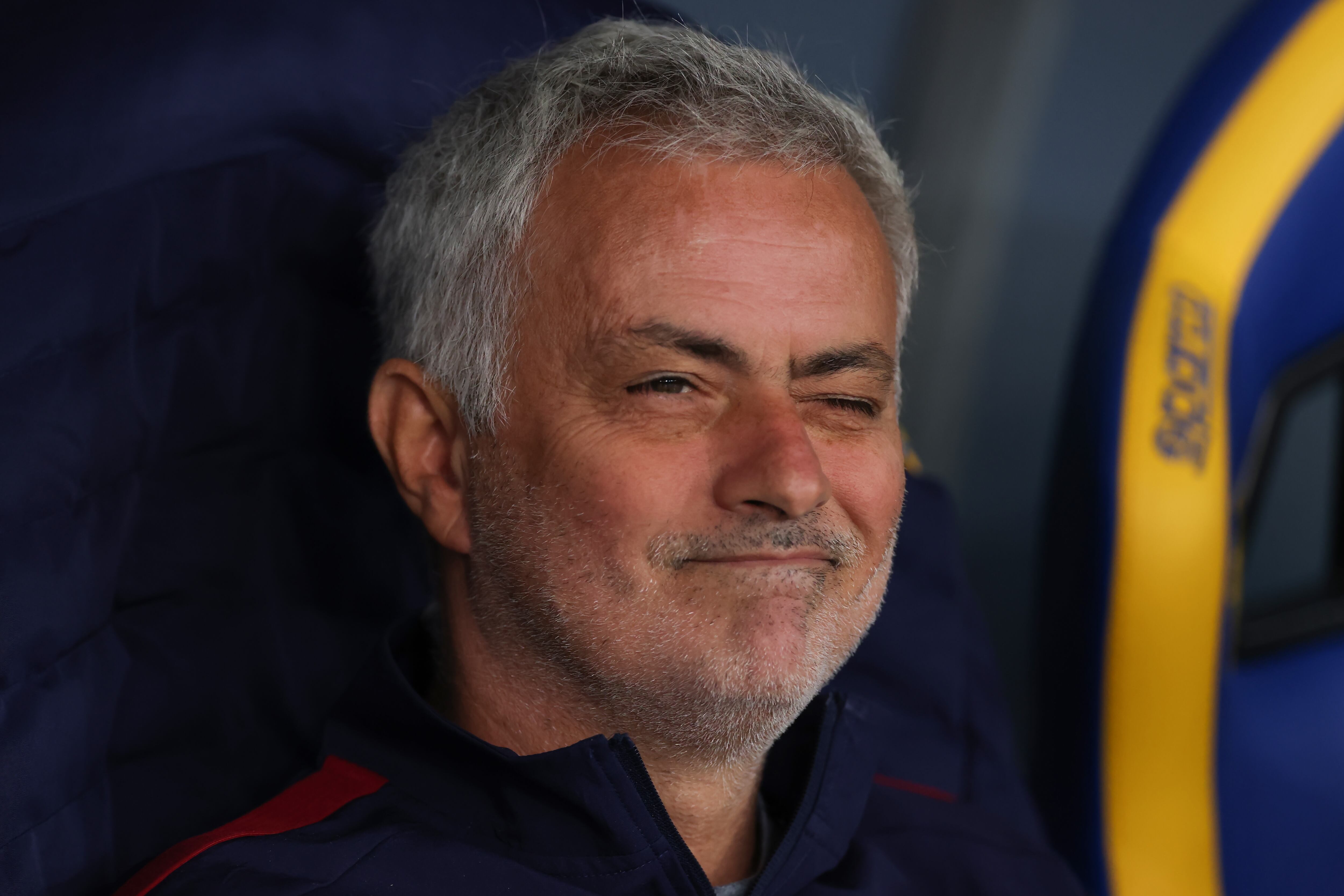 José Mourinho, entrenador de la Roma.