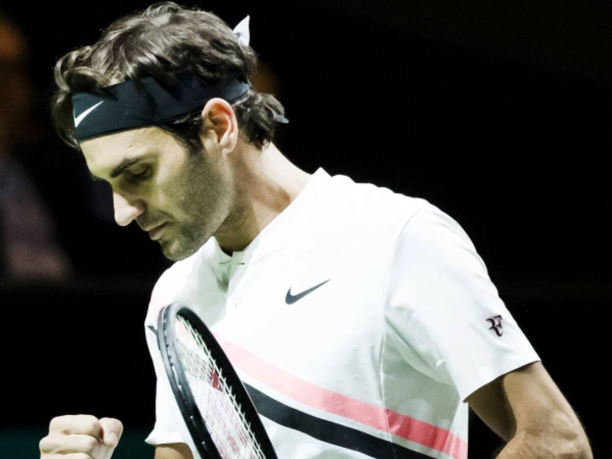 Federer vence en Rotterdam y está a dos victorias de volver al número 1