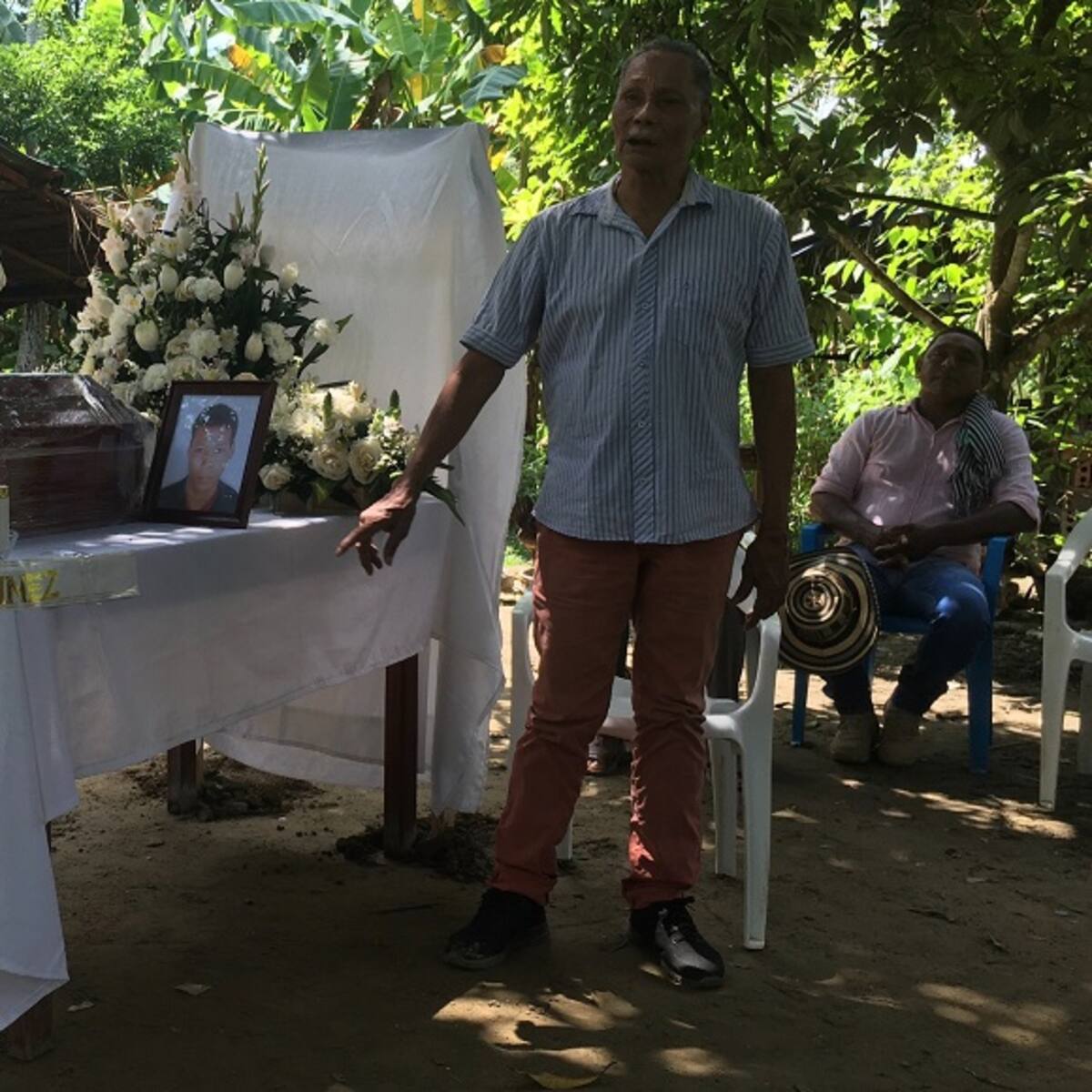 Realizan entrega digna del cuerpo de joven desaparecido durante el conflicto en Bolívar