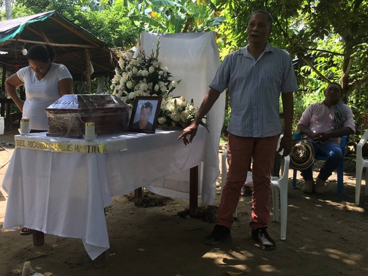 Realizan entrega digna del cuerpo de joven desaparecido durante el conflicto en Bolívar