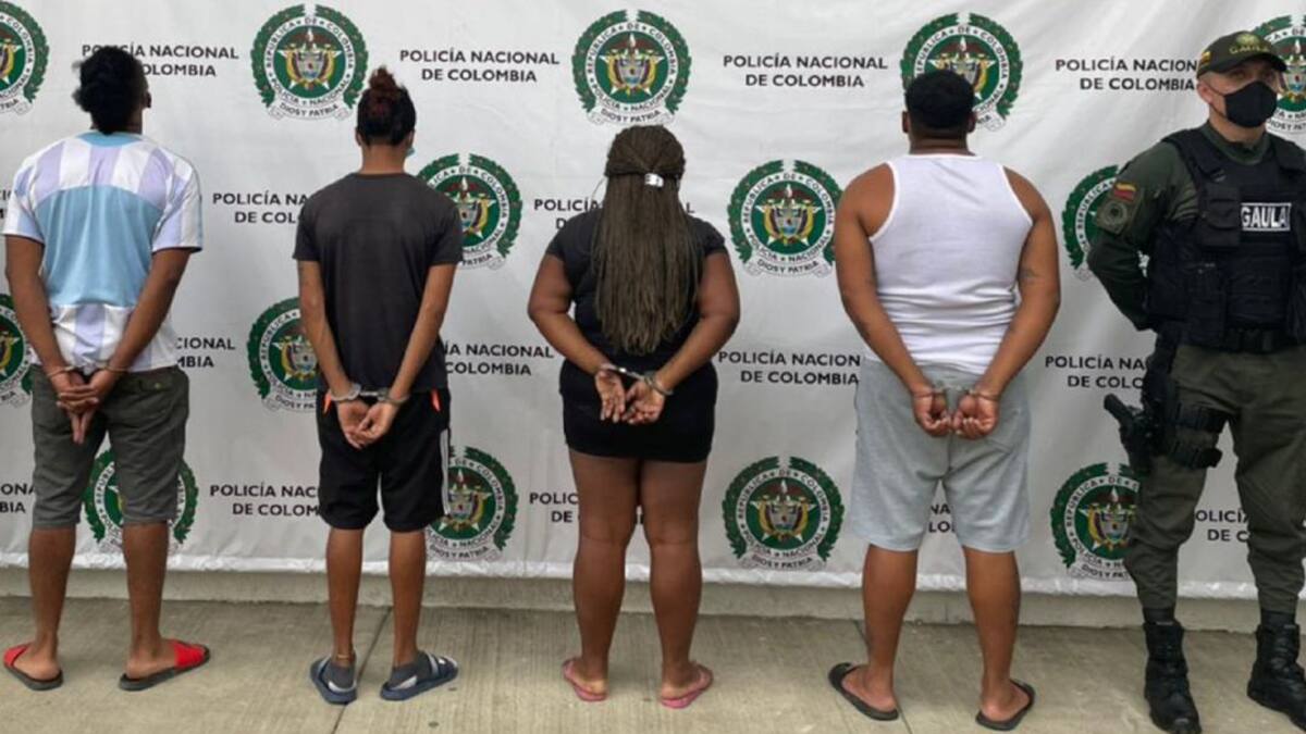 Siete personas capturadas por extorsión en las comunas 20 y 21 de Cali