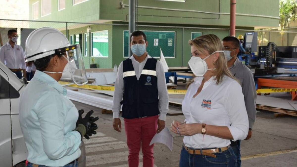 Santa Marta verifica cumplimiento de protocolos de bioseguridad en empresas